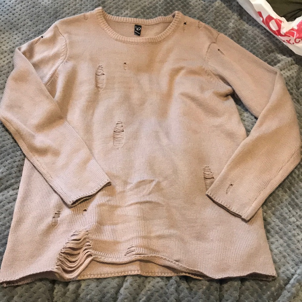 Windsor distressed oversized sweater